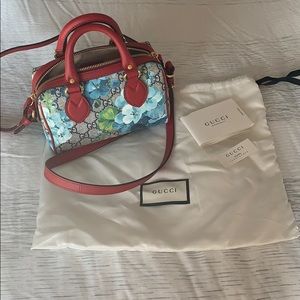 Gucci Monogram Blooms Mini top handle bag